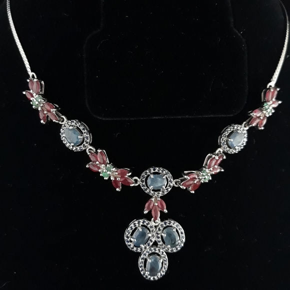 Blue Sapphire, Green Emerald, Red Ruby Set - Picture 8 of 14